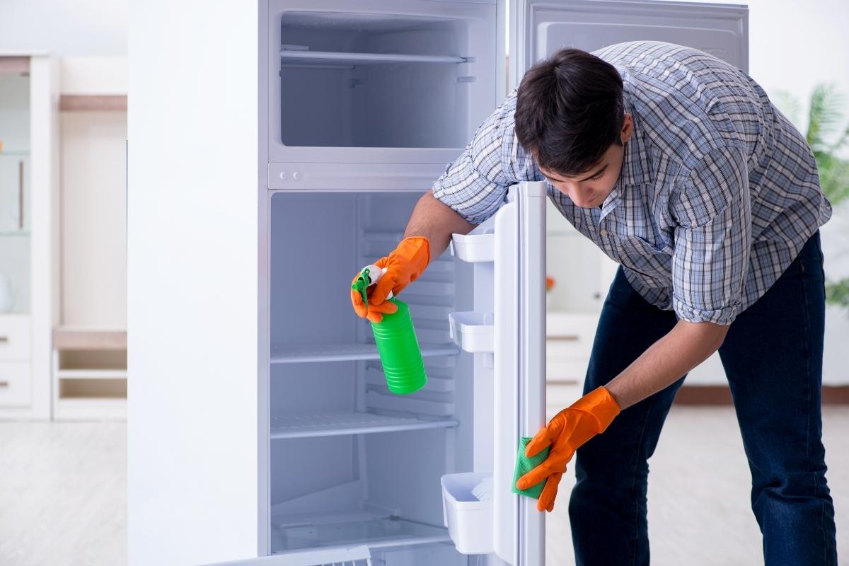 como limpar a geladeira por dentro