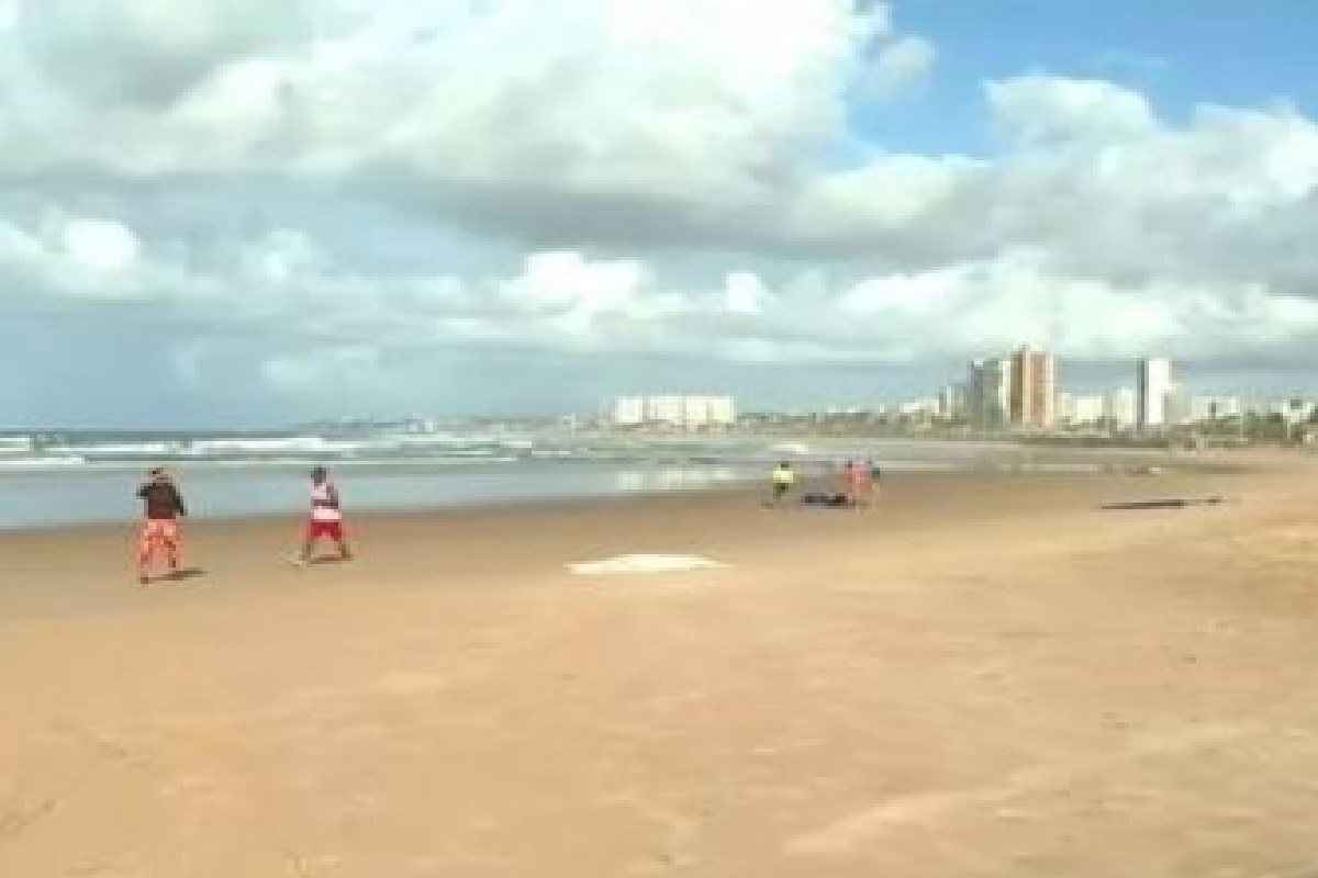 Praia de Piatã Foto: Reprodução | TV Bahia